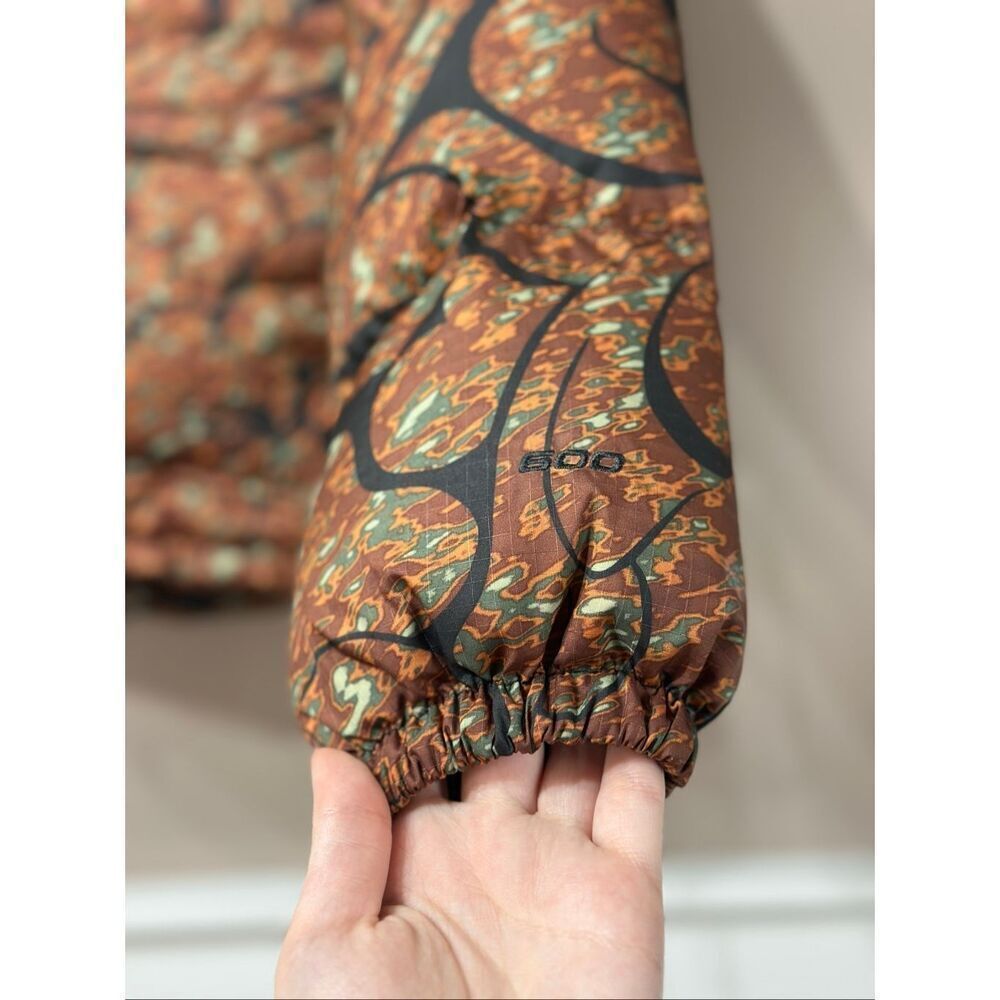 NWOT The North Face Printed 71 Sierra Down Short Hooded Puffer Jacket Women’s XS - Picture 3 of 14